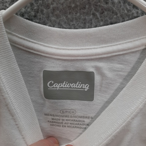 Wisconsin Badgers Shirt Adult Small White College University NCAA Sports NEW - Picture 5 of 10